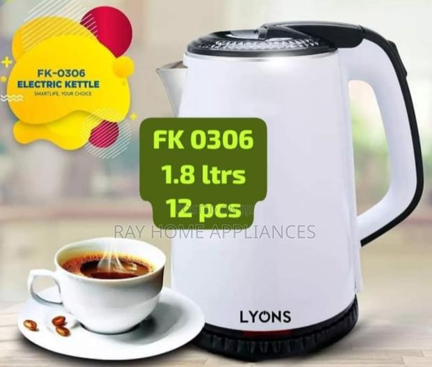 1.8litres Ailyons Plastic Kettle White - main view