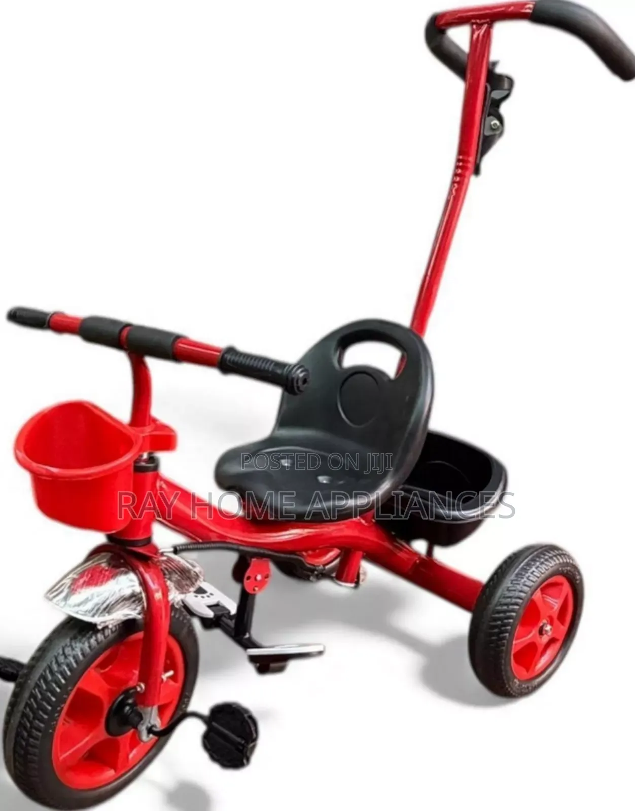 Tricycle With Push Handle