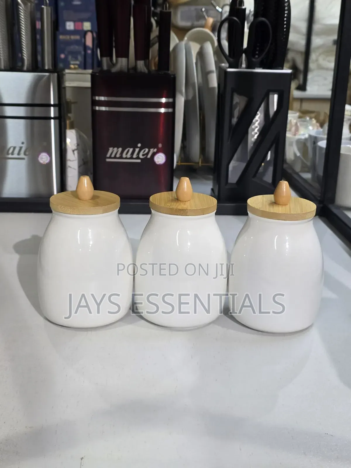 600ml Ceramic Storage Jar Canister