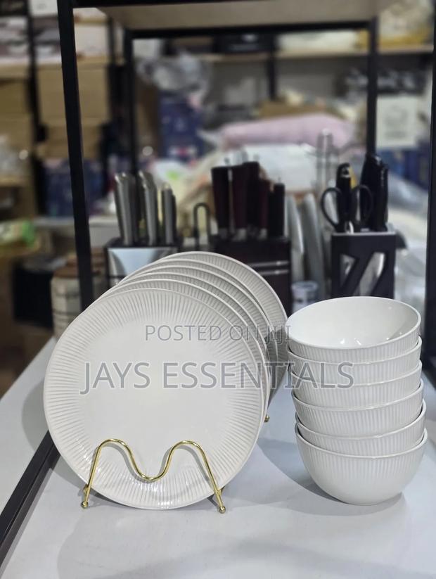 12pc Premium Plates Bowls Set - main view