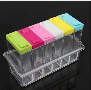 6 PCS Transparent Spice Seasoning Set - main view