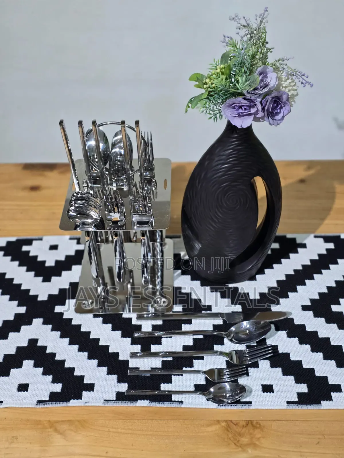 30pcs Premium Silver Cutlery Set