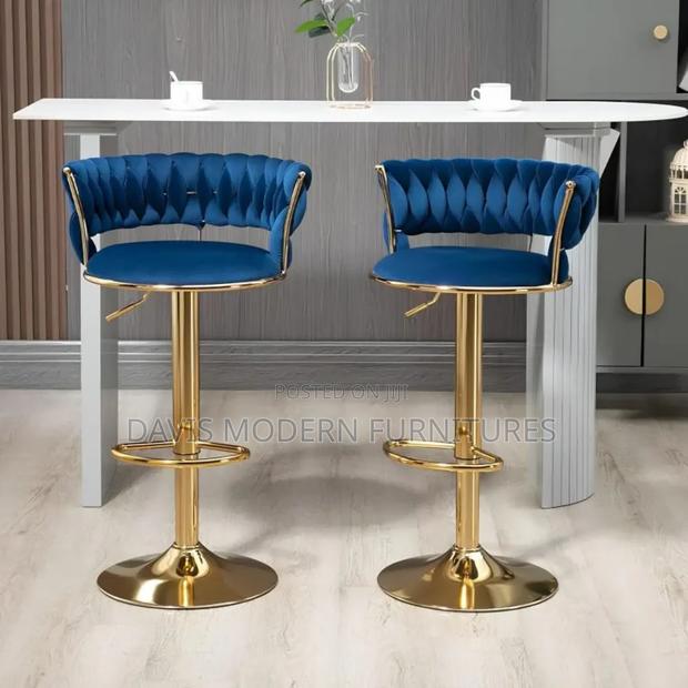 Adjustable Modern Kitchen Bar Stools - main view