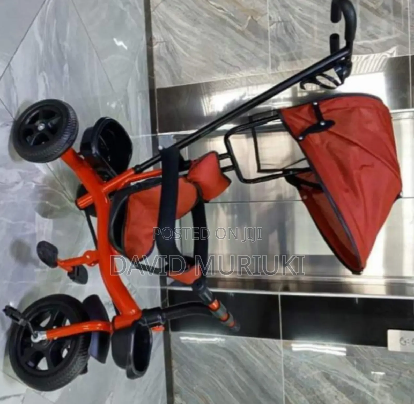 Red Tricycle With Canopy