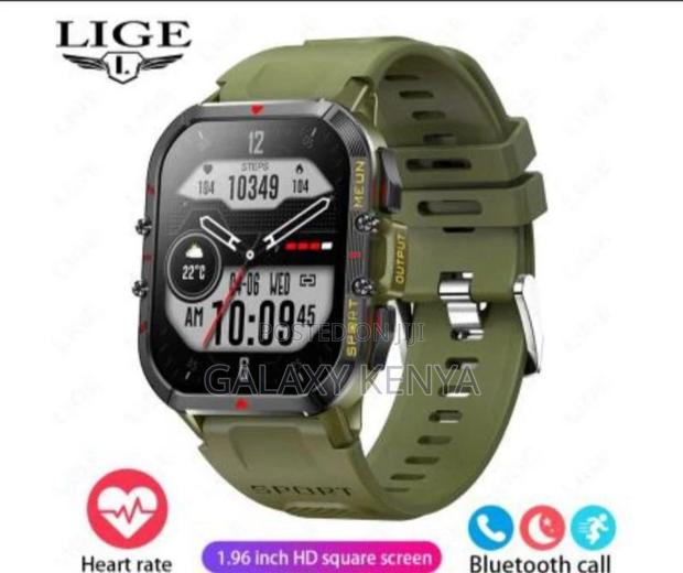 Lige New 1.52 Inch Screen Bluetooth Call Smartwatch - main view