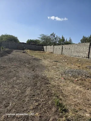 50/100 Plot With a Perimeter Wall and Latrine in Kitengela .