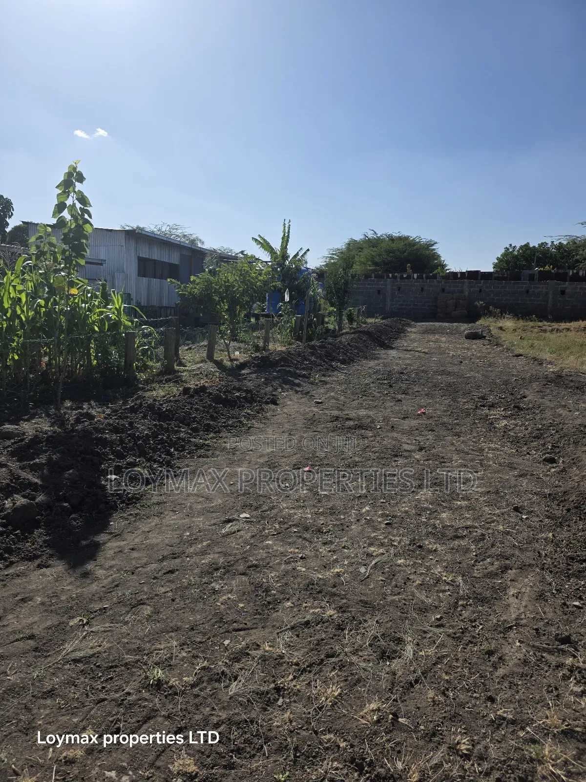 50/100 Plot With a Perimeter Wall and Latrine in Kitengela .
