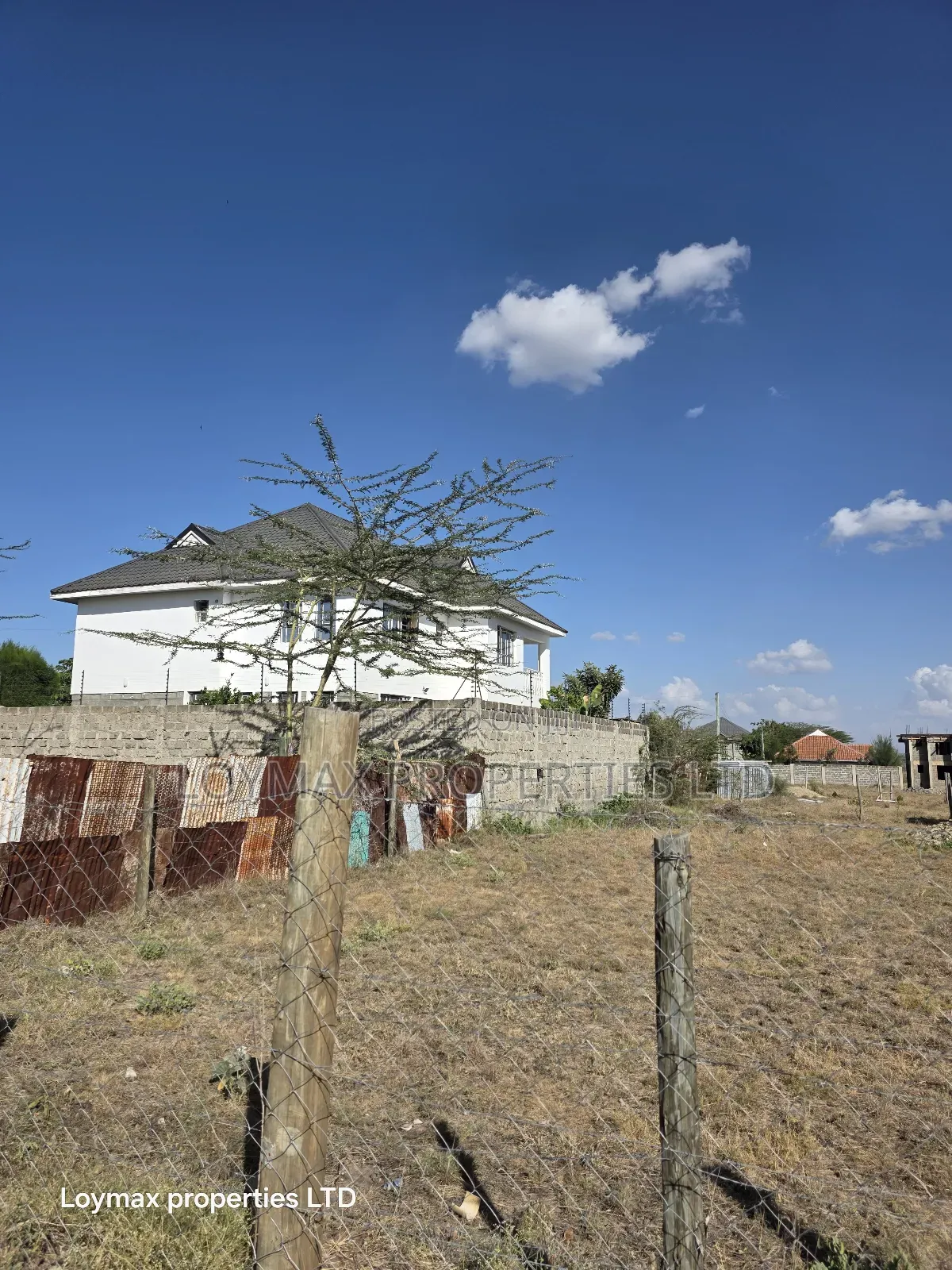 50/100 Plot With a Perimeter Wall and Latrine in Kitengela .