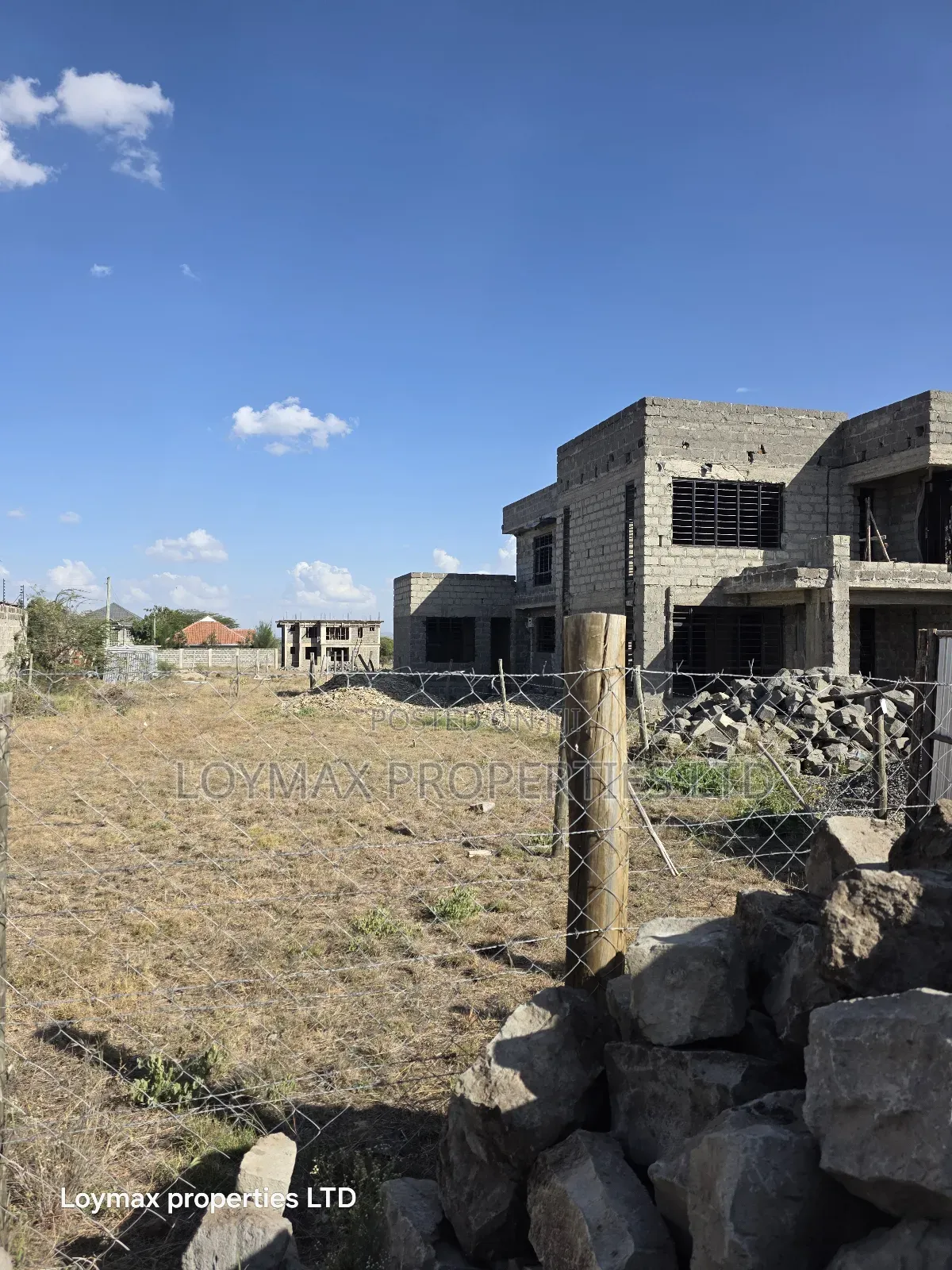 50/100 Plot With a Perimeter Wall and Latrine in Kitengela .