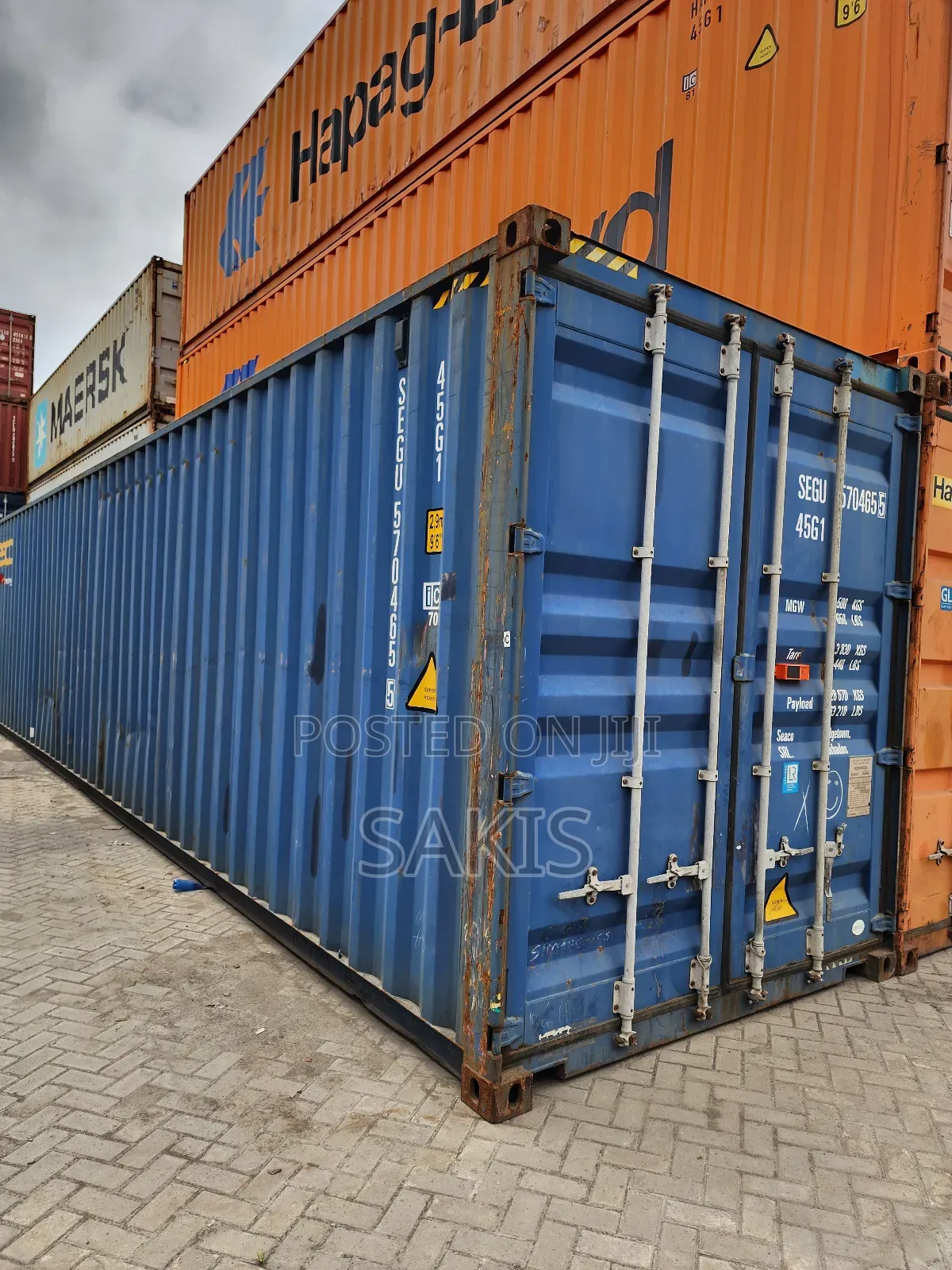 40ft High Cube 9.6ft Dry Shipping Containers For Sale