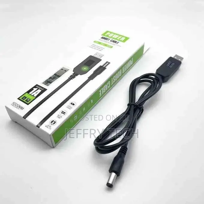 Router Powerbank Cord Dc Wifi Cable 5v to 12v Usb Cable Converter Wifi