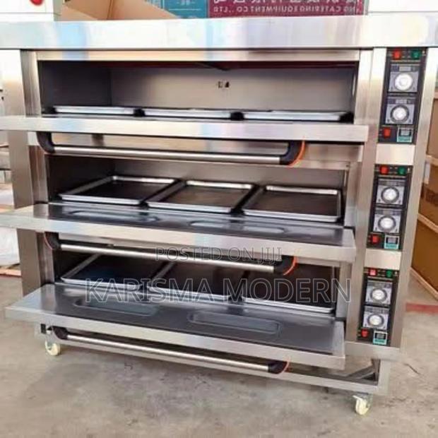 Three Deck Nine Trays Baking Oven