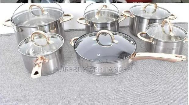 Stainless Steel,Bominox 12pc Stainless Steel Cookware Set