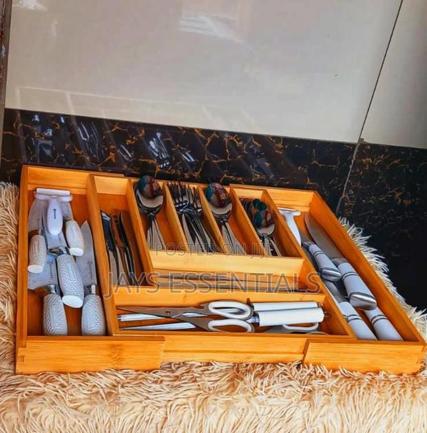 Wooden Spoons Cutlery Drawer Organizer