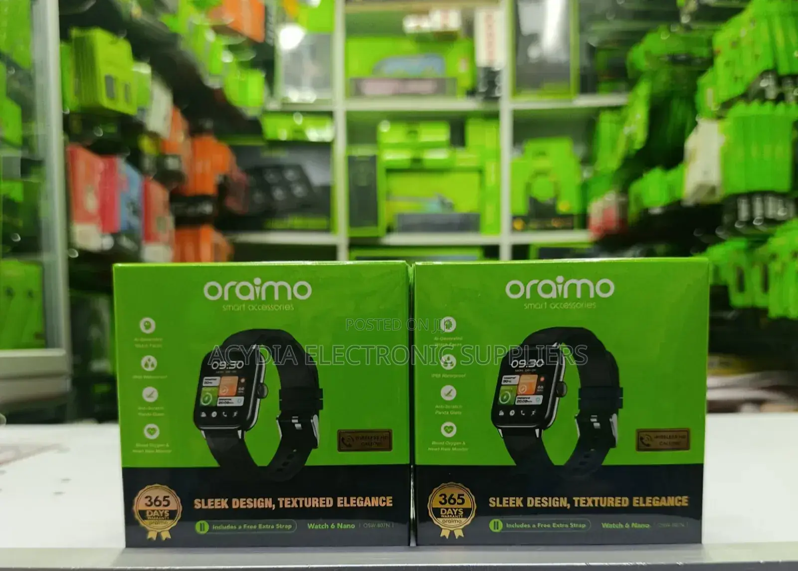 Oraimo Watch 6 Nano 1.52" TFT Full Touch Smart Watch