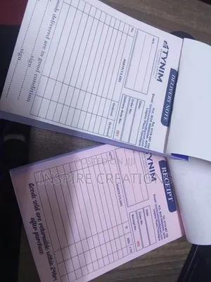 A5 Receipt Books Printing**/ +-