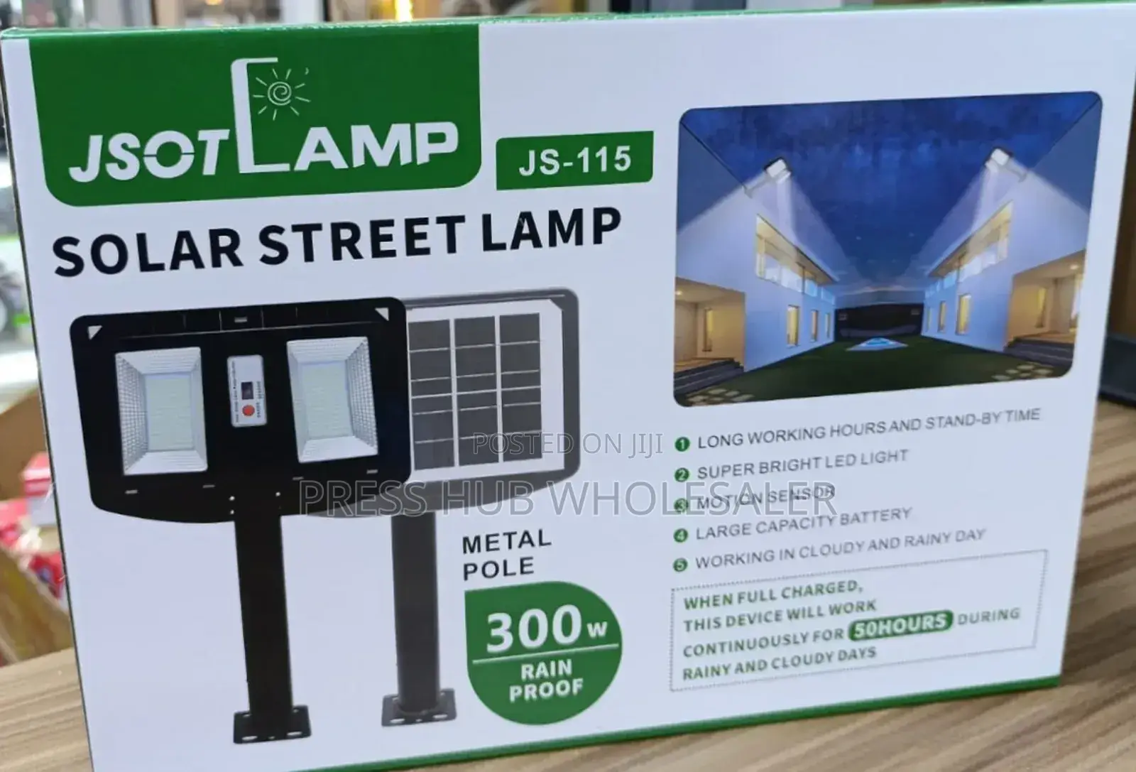 Jsot 300w Cl115 Solar Street Lamp