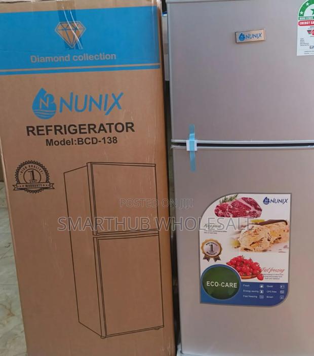 Nunix 138l Double Door Refrigerator