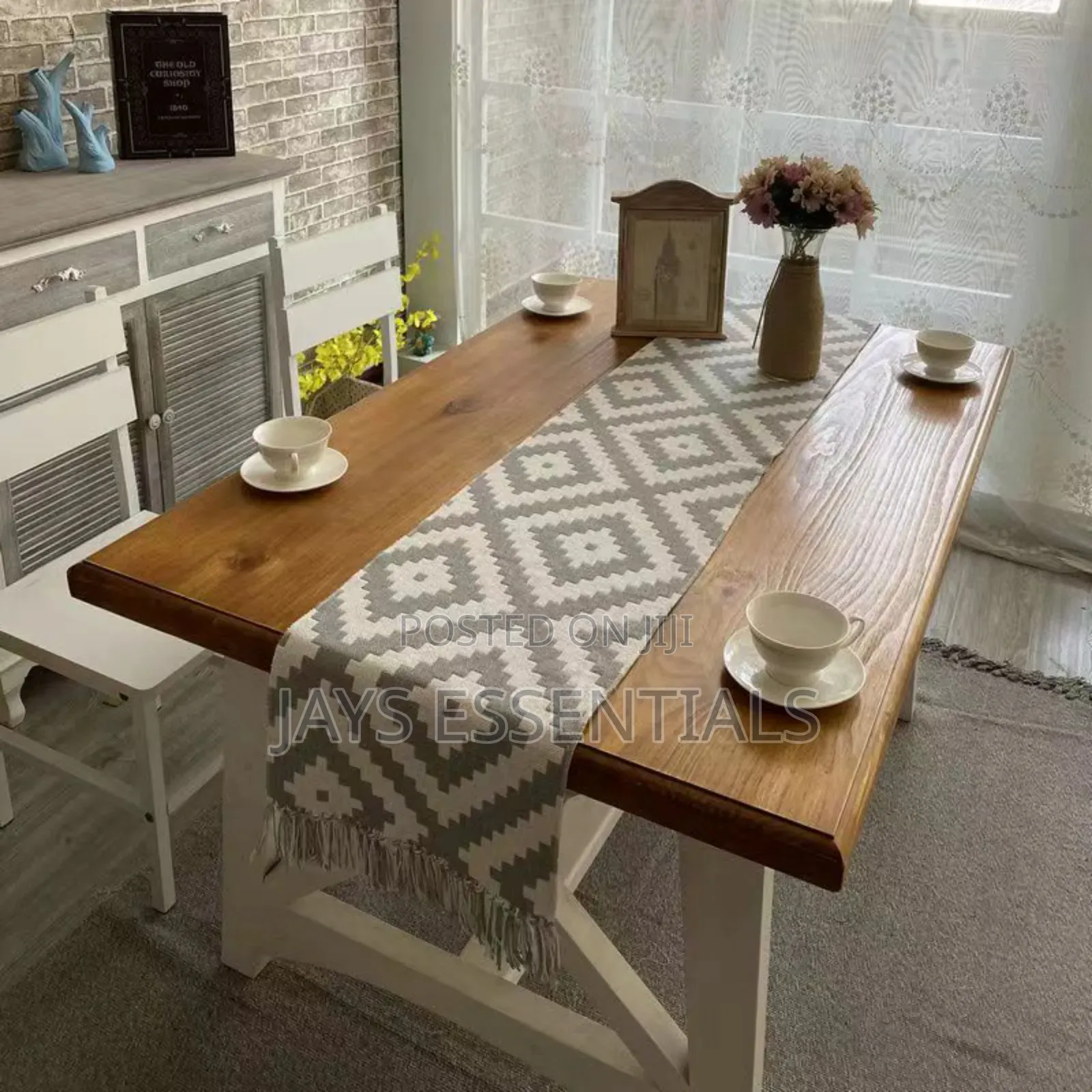 Geometric Nordic Table Runner