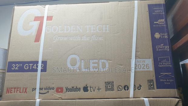 Goldentech 32 Inches Qled Android Frameless Tv - main view