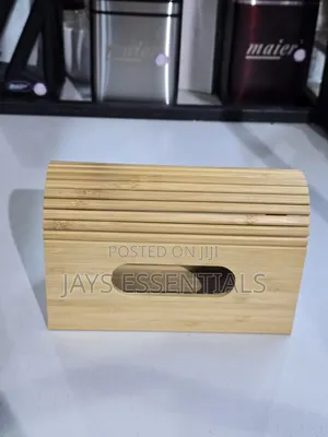 Wooden Bamboo Serviette Holder