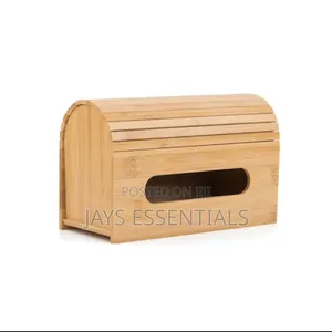 Wooden Bamboo Serviette Holder