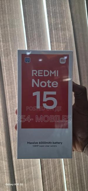 New Xiaomi Redmi Note 15 256 GB Black - main view