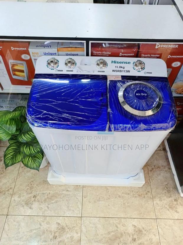 Hisense Twin Tub Top Load Semi Automatic Washing Machines; - main view