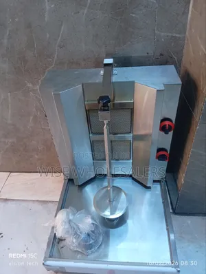Commercial Vertical Shawarma Rotisserie Machine Used for Roasting