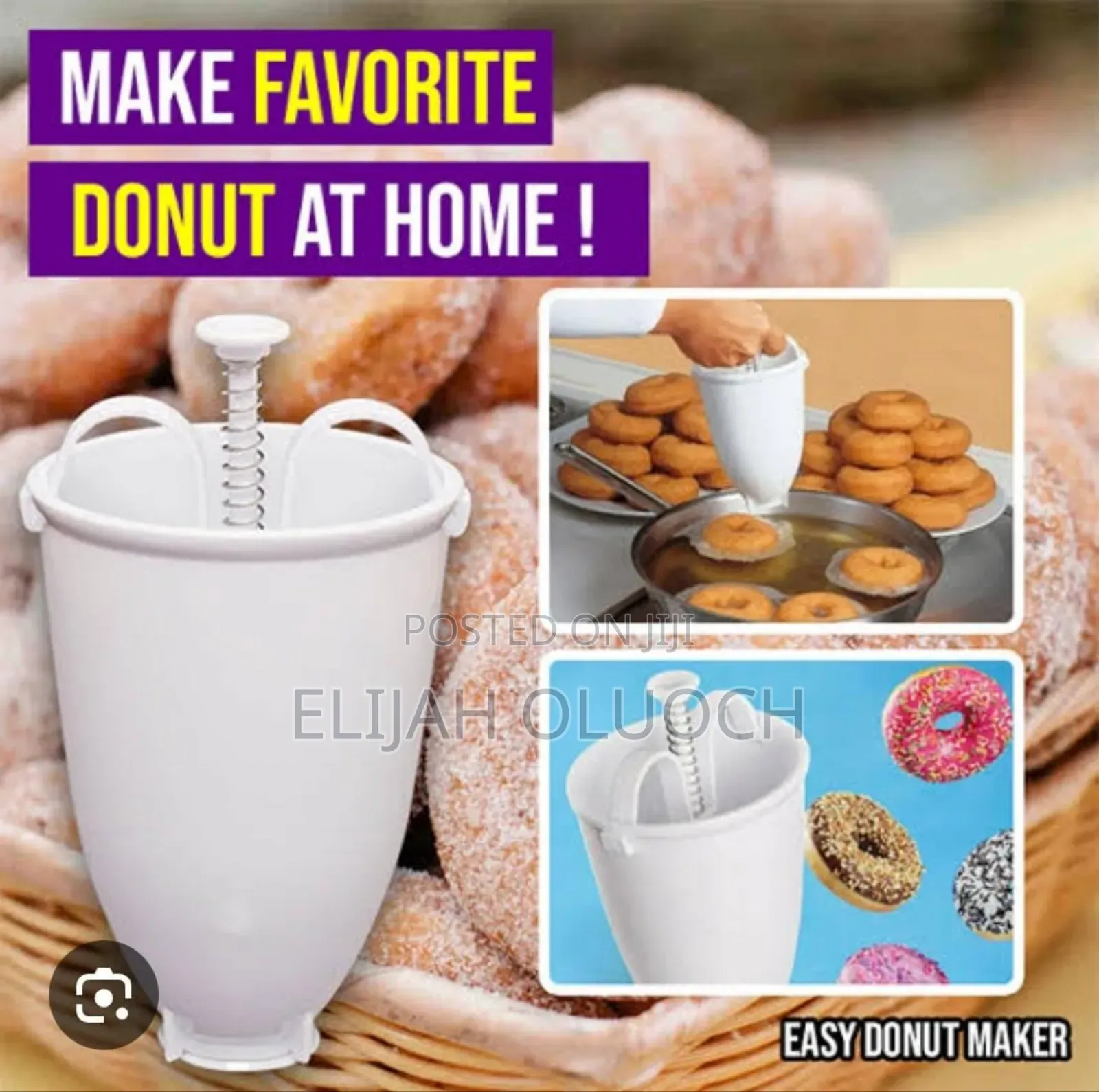 Stylish Plastic Donut Maker Shaper