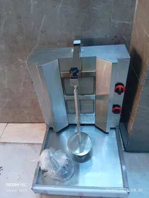Commercial Gas 2 Burner Shawarma Machine