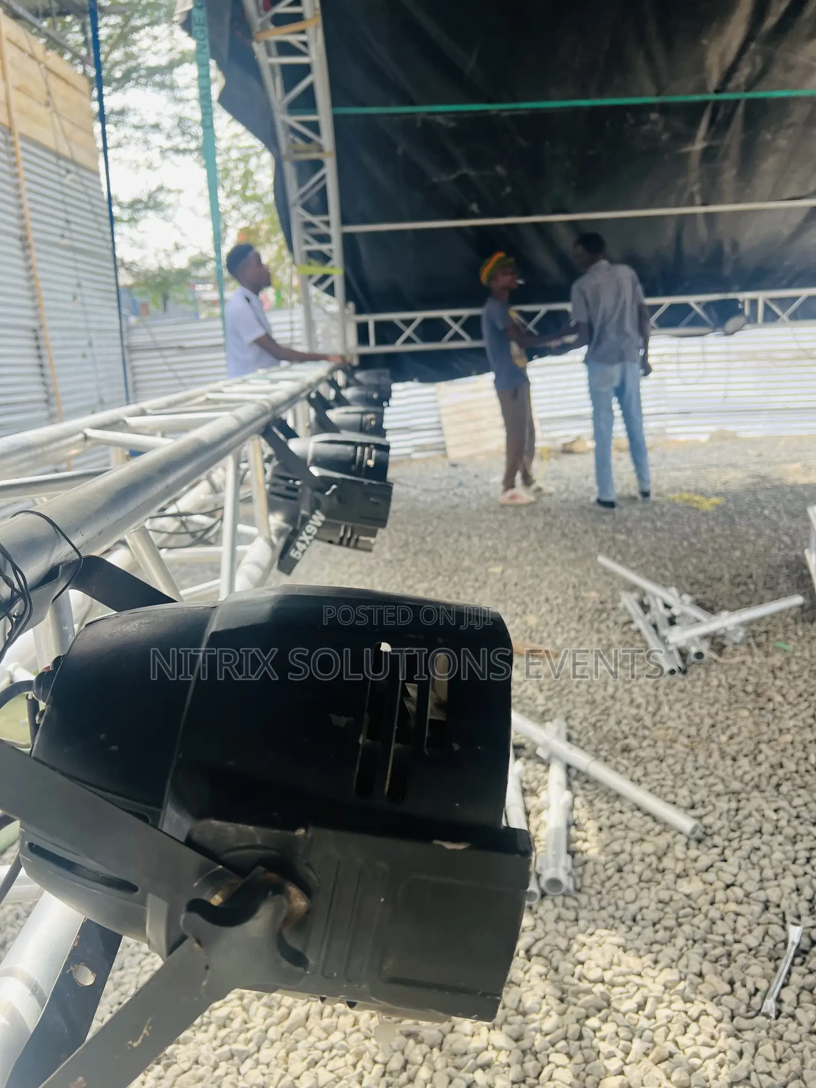 Outdoor and Indoor Parcan Stage Lights for Hire