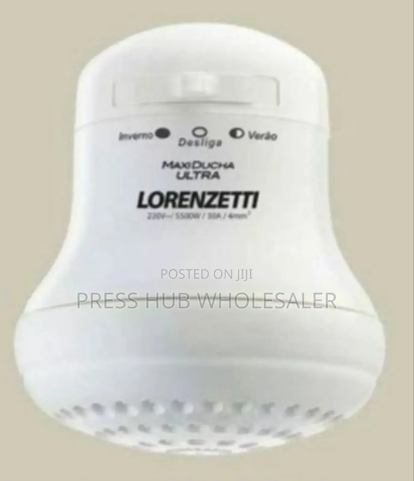 Lorenzetti Maxi Ducha Ultra Instant Shower Head,"