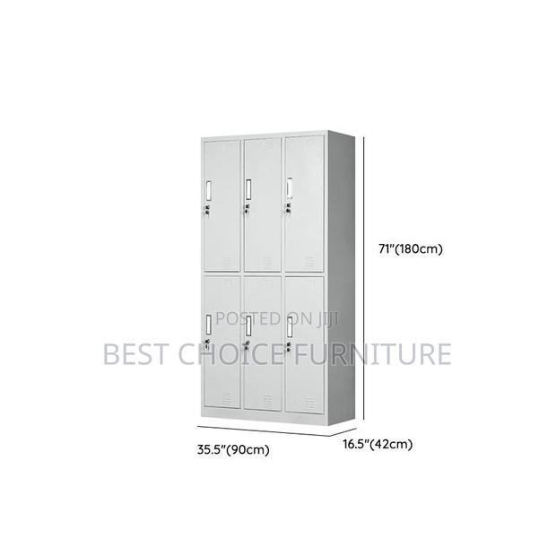 Office Cabinets; 6-Compartment Metallic Office Cabinet - thumbnail 2