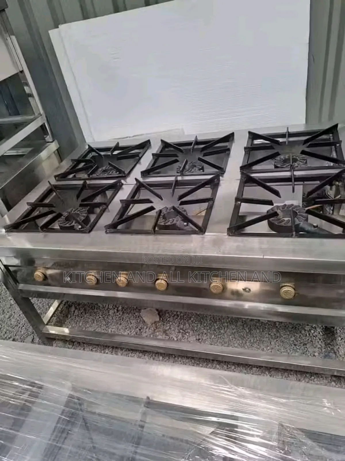 6buner Stainless Steel Commercial Gas Stove