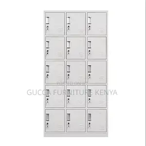 15-door Metallic Office Locker Cabinet