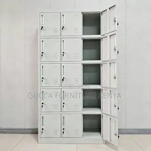 15-door Metallic Office Locker Cabinet