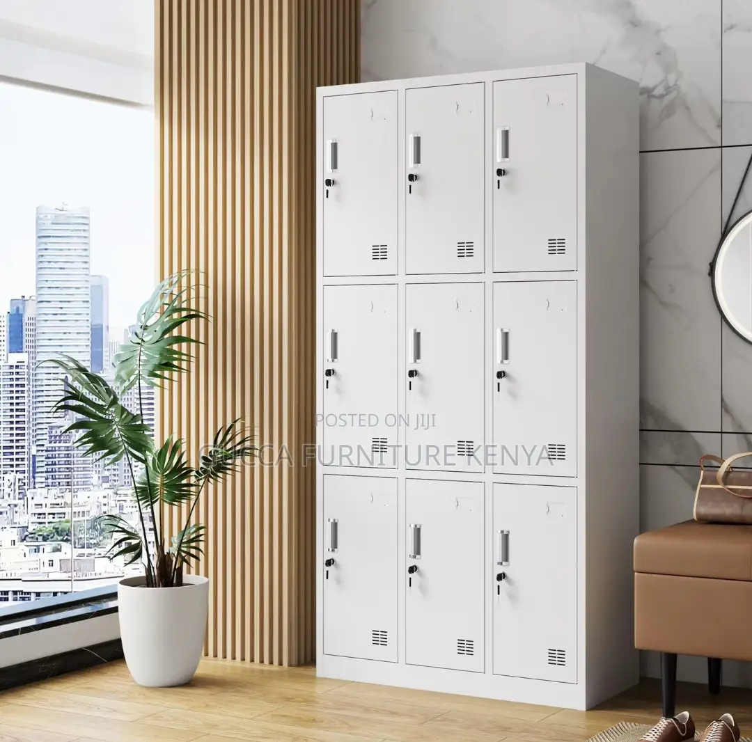 15-door Metallic Office Locker Cabinet