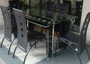 Executive Glass 6 Seater Dinning Table