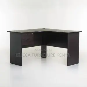 1400mm Curved Clerical Desk With Drawers