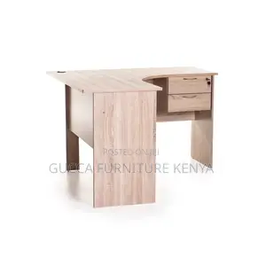1400mm Curved Clerical Desk With Drawers