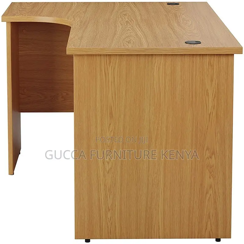 1400mm Curved Clerical Desk With Drawers