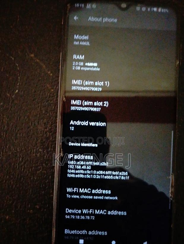 Itel A60 32 GB Blue - thumbnail 4