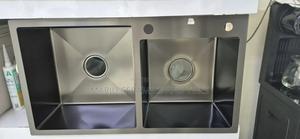 Double Bowl Single Drain Stainless Steel Kitchen Sink - thumbnail 2