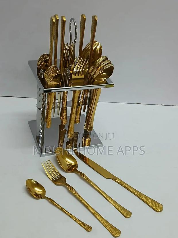 25 PCS Cutlery Set With Stand - thumbnail 3