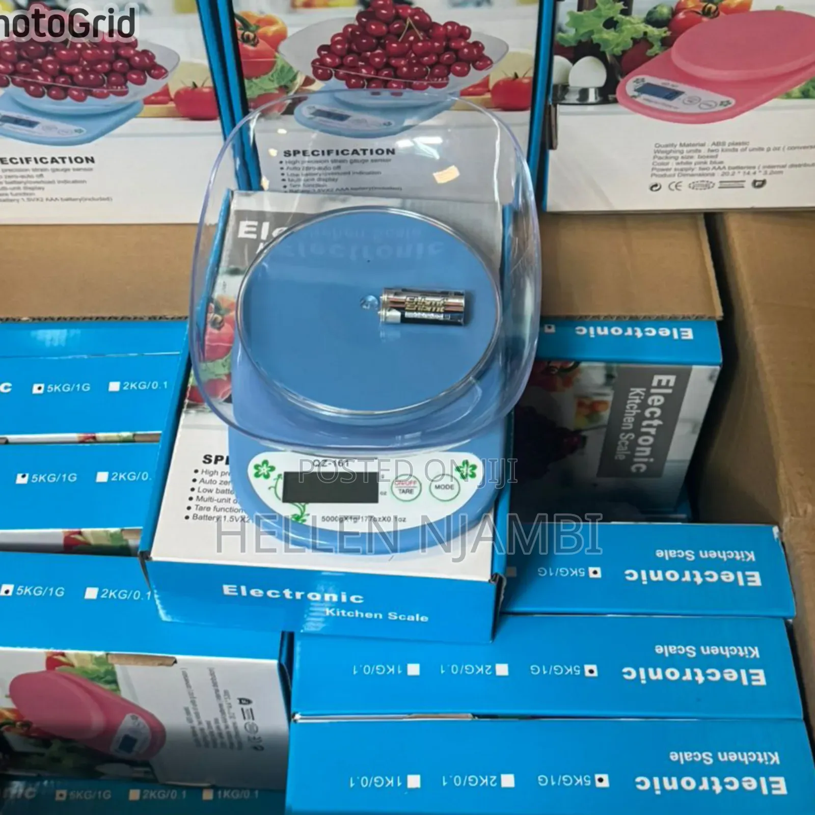 Electronic Kitchen Scale With Bowl 5kg