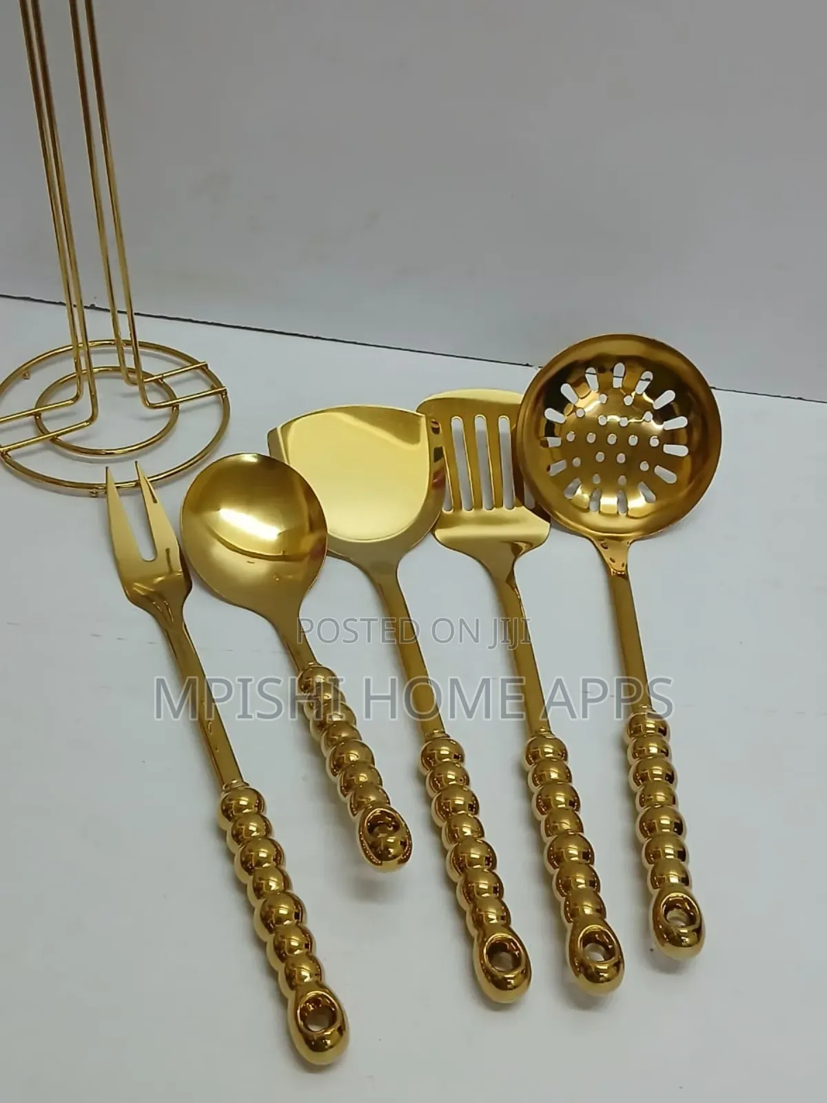 6-in-1 Luxury Gold Kitchen Utensil Set