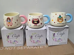 Cute Cat/Dog Ceramic Mug 300 Ml
