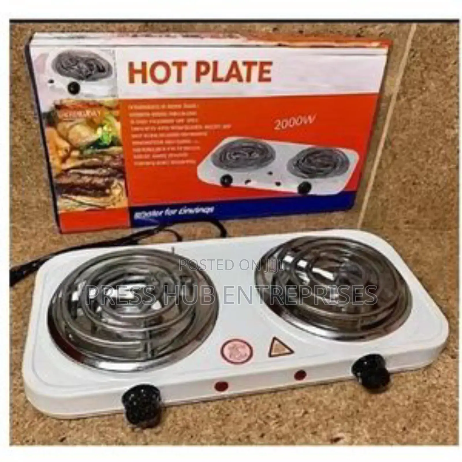 Double Electric Hot Plate; 