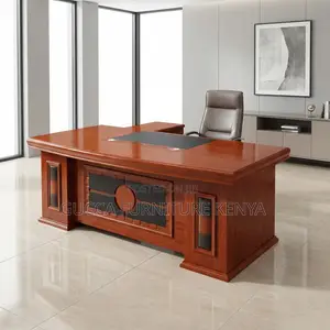 1.8 Meters Mahogany Executive Office Desk